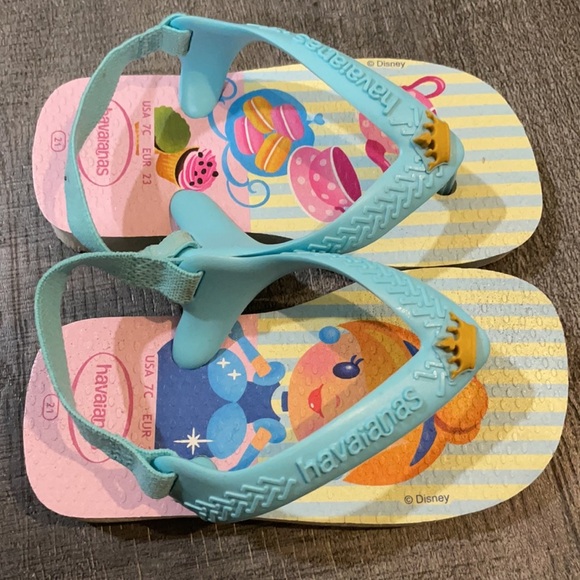 Havaianas Fairy Princess Flip Flops toddler size 2t - Picture 4 of 6